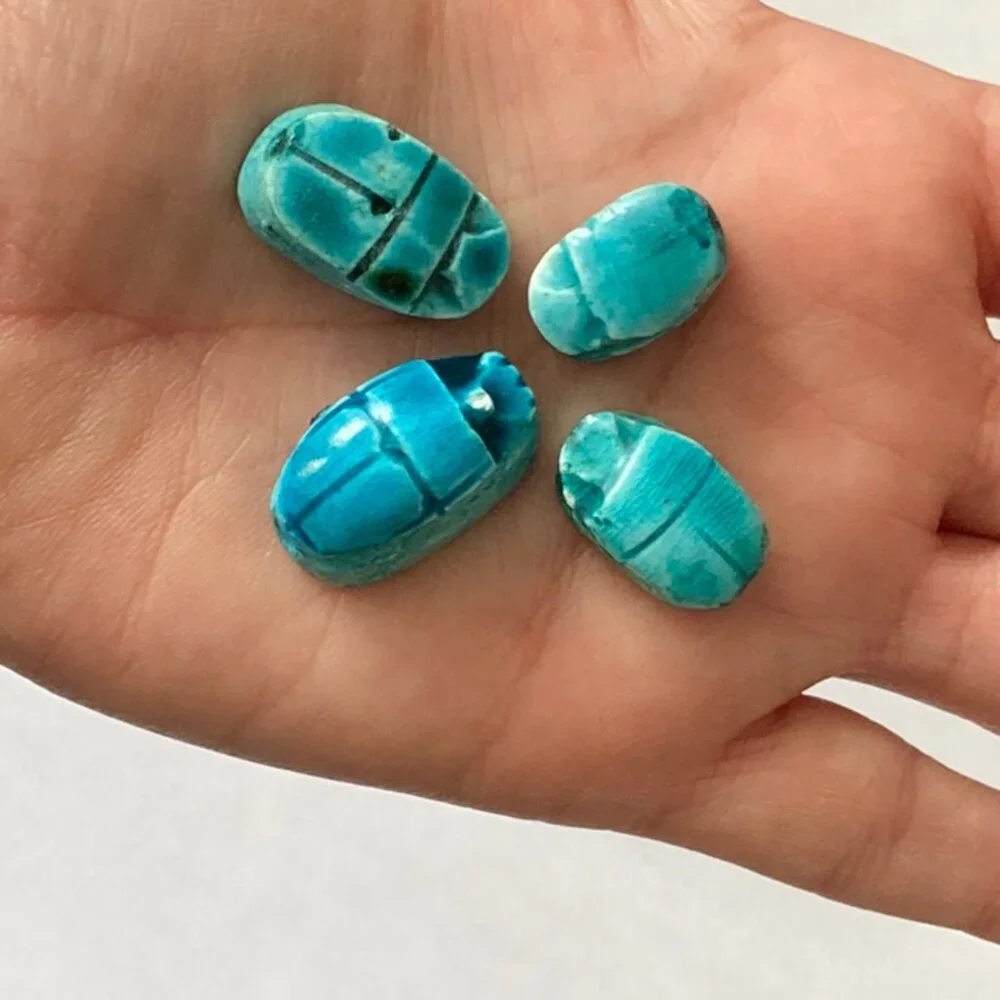 Genuine Egyptian Scarabs for Jewelry Making - Picture 7 of 7